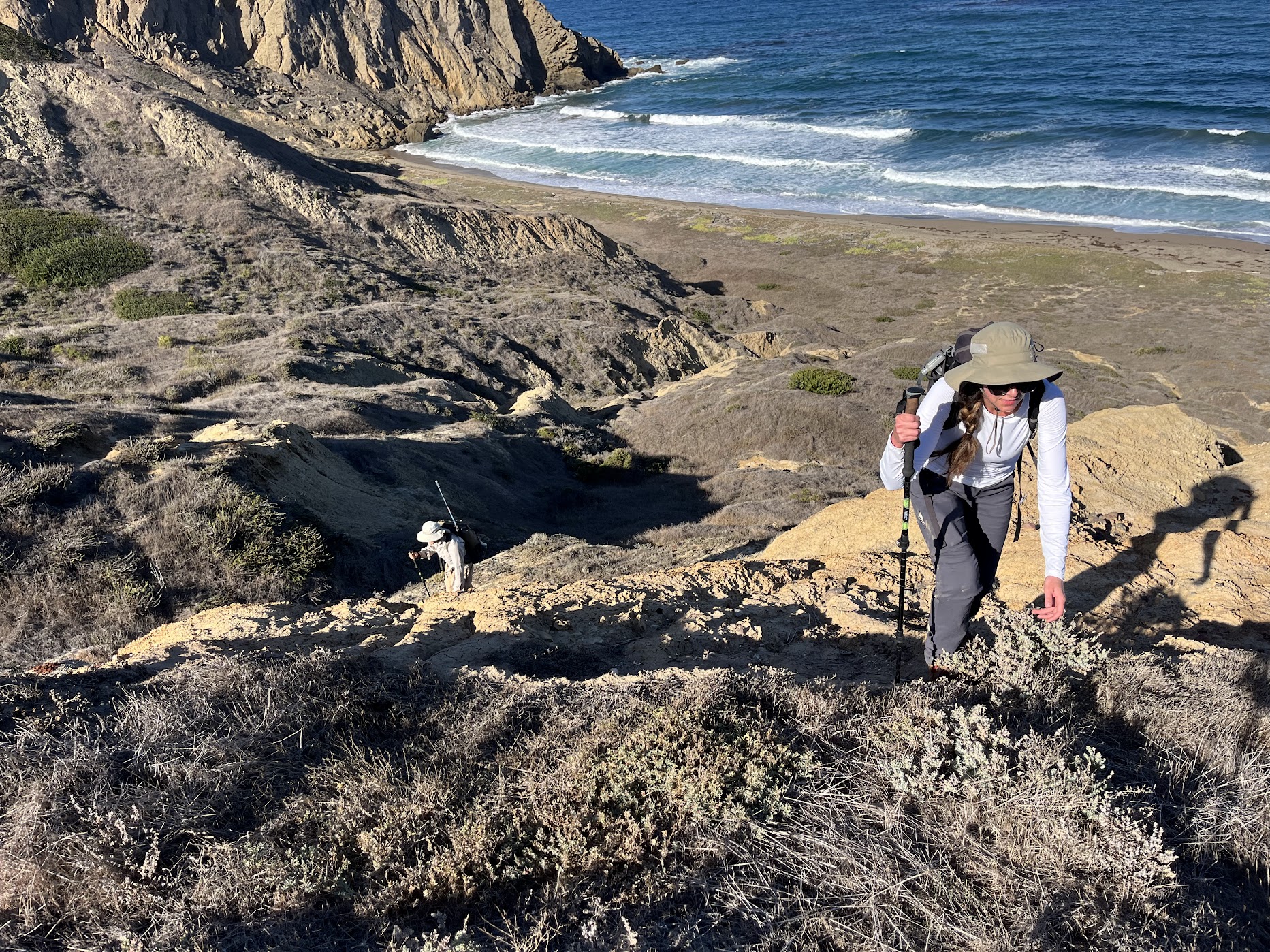 Hiking on Santa Cruz Island, 2025.