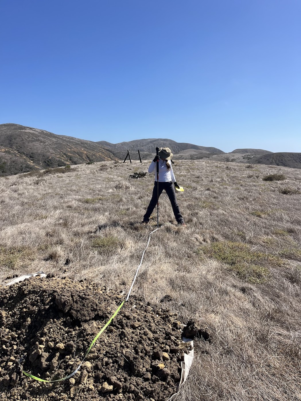 Recording soil penetrometer resistance, 2025.